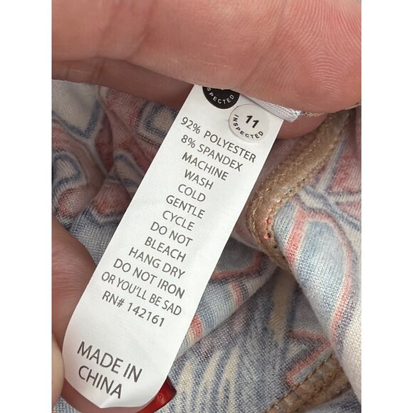 LuLaRoe TC Tall Curvy Multicolor Leggings With Bold Graphic Logo Wing Print New - Picture 4 of 5